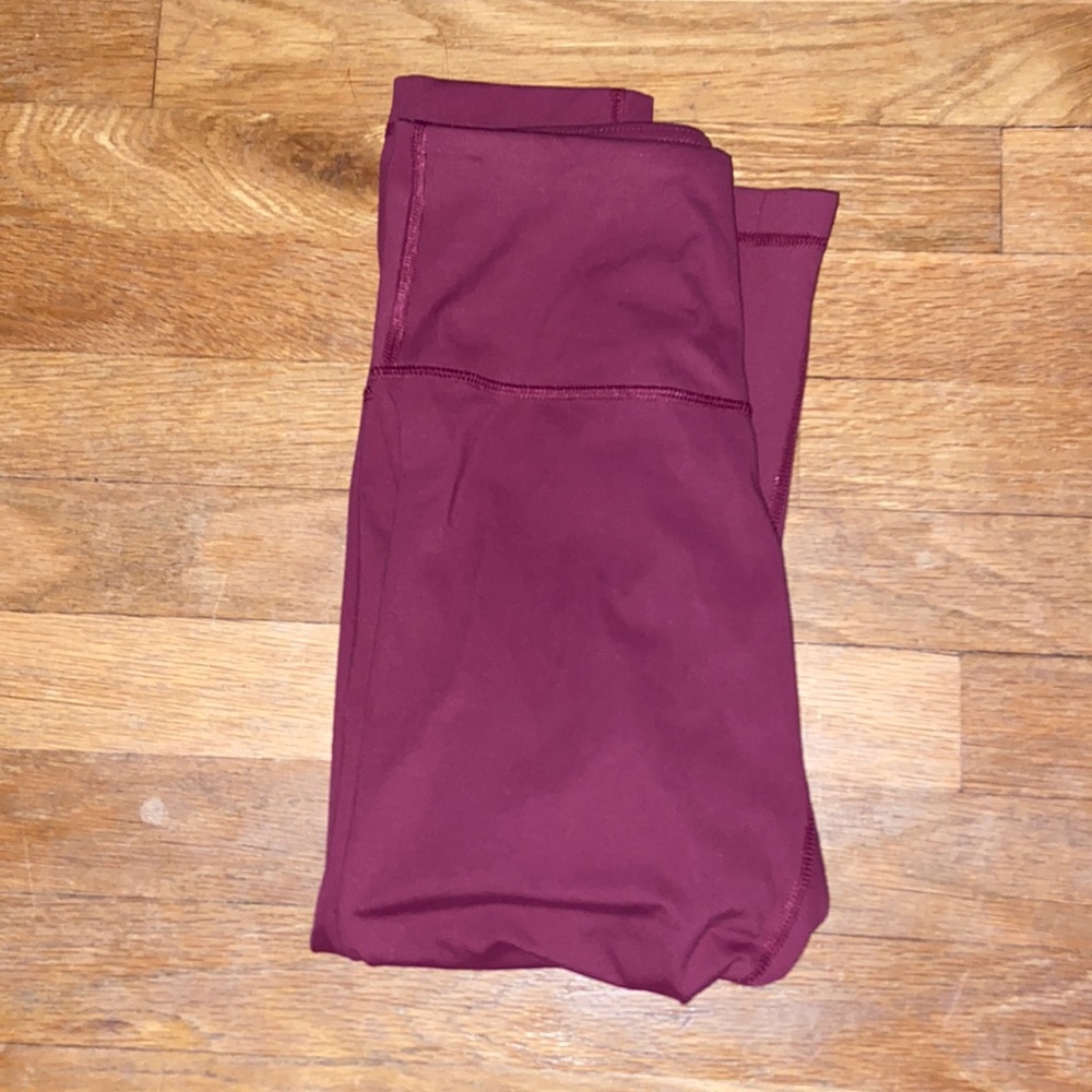Dark Pink Capri Leggings